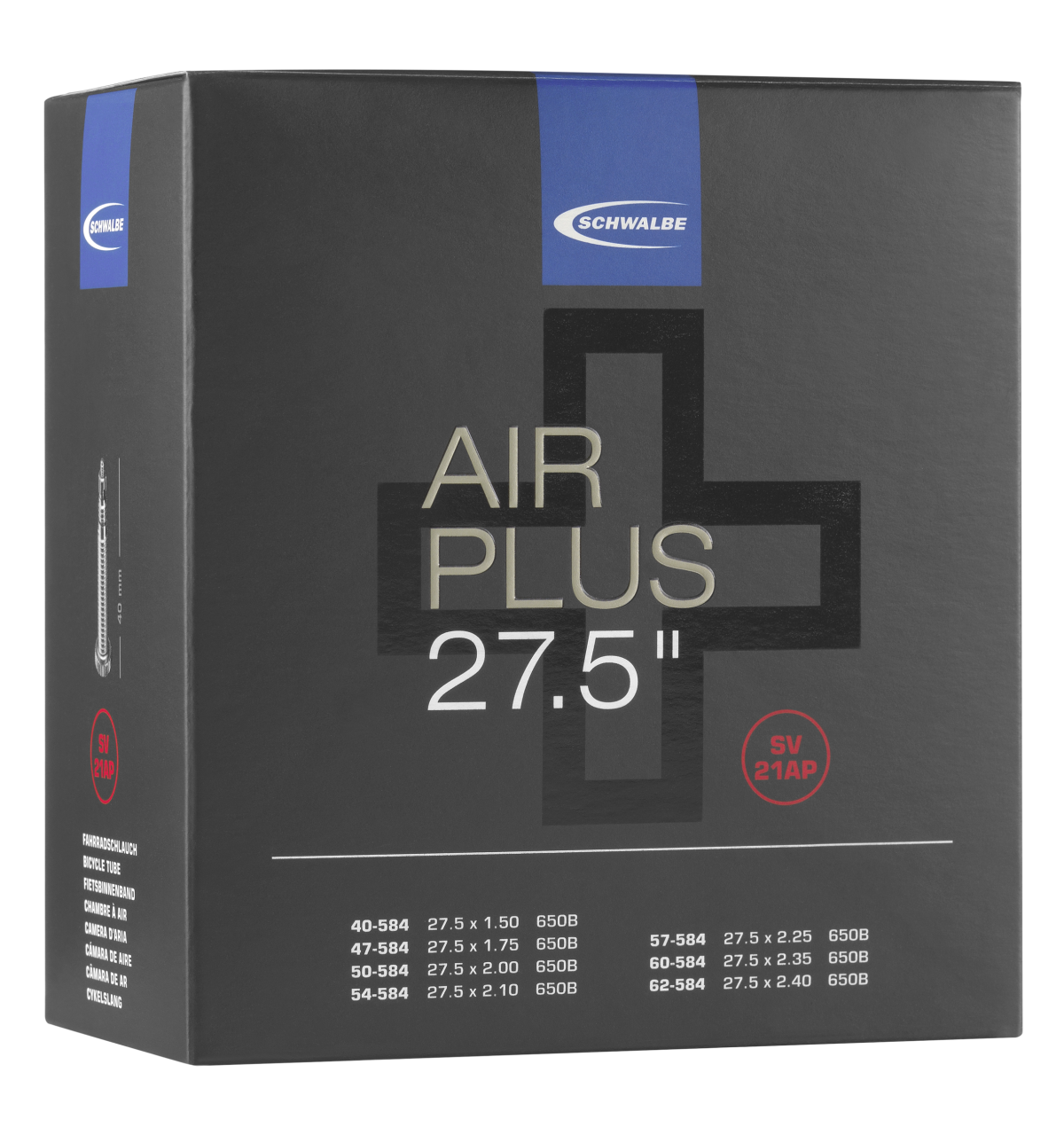 Schwalbe Air Plus Schlauch 27.5" No. 21AP (SV21AP, AV21AP)